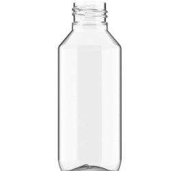 250ml Clear PET Cosmo Veral Bottle, 28/410 Neck